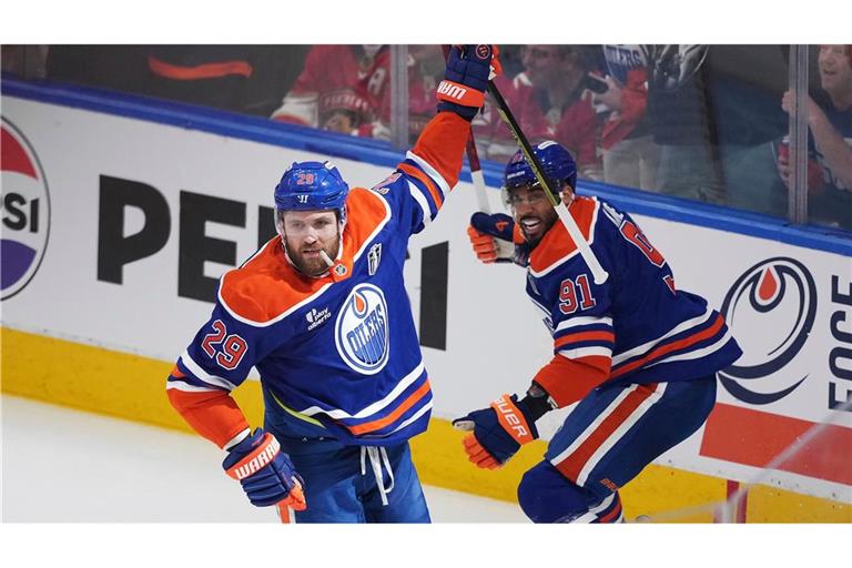 Leon Draisaitl erzielte das erste Tor der Stanley-Cup-Finals schon nach 66 Sekunden.