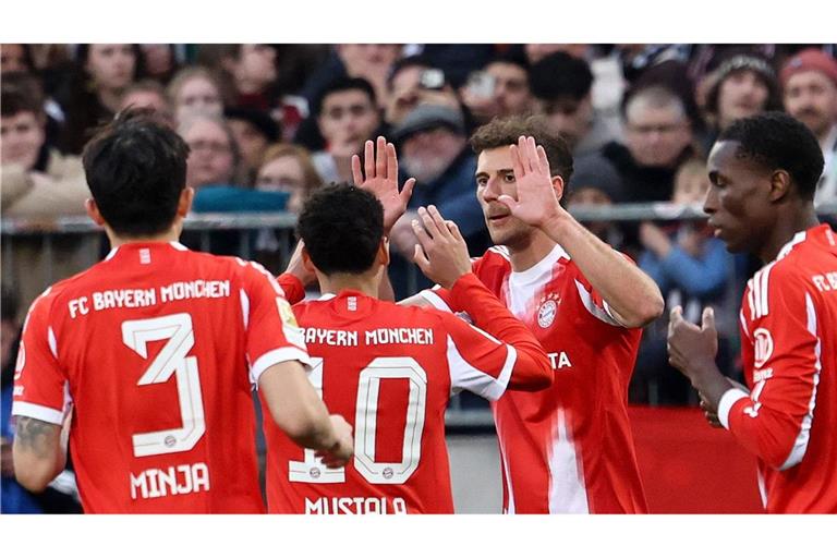 Leon Goretzka trug sich mit seinem Tor in die Geschichtsbücher ein.