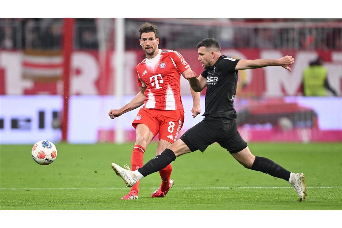 Leon Goretzka überzeugt beim Sieg gegen Gladbach.