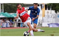 Leon Petö  (re.) und der SGV Freiberg: Ab der neuen Saison sollen die Heimspiele im Frankenstadion in Heilbronn stattfinden – ligaunabhängig.  

Baumann/Alexander Keppler