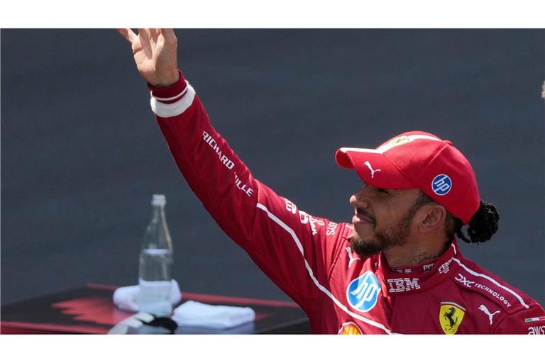 Lewis Hamilton gewann erstmals im Ferrari.