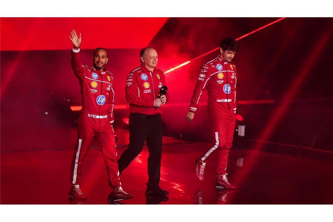 Hamilton und die Last der Ferrari-Liebe Lewis Hamilton wird sich auch gegen seinen Teamkollegen erstmal durchsetzen müssen.