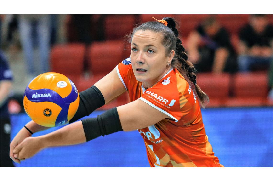 Libera Roosa Koskelo gewann mit dem Volleyball-Bundesligisten Allianz MTV Stuttgart acht Titel.
