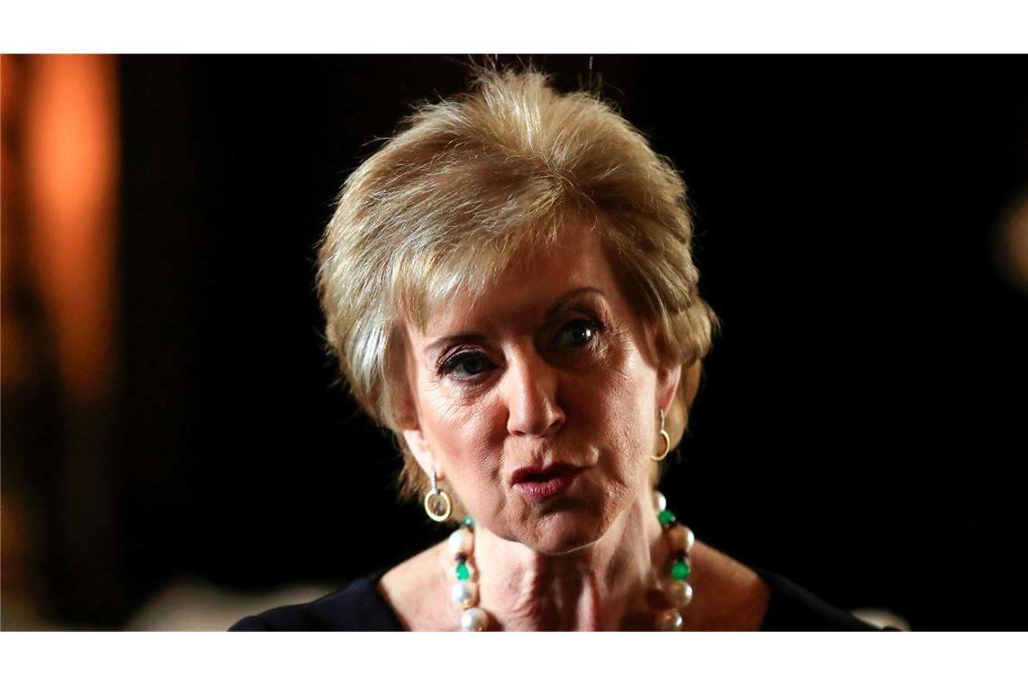 TV-Mann, Milliardär, Radikale: So soll Trumps Team aussehen Linda McMahon ist als Bildungsministerin vorgesehen. (Archivbild)