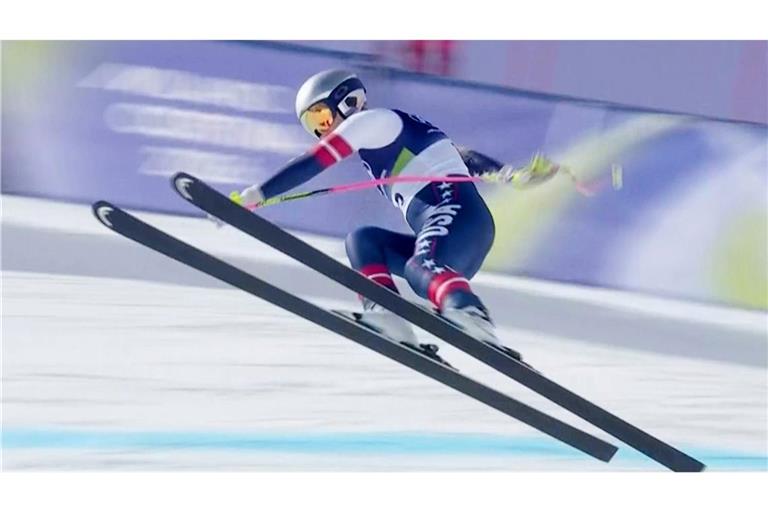 Lindsey Vonn bei ihrem Sturz in Cortina d’Ampezzo