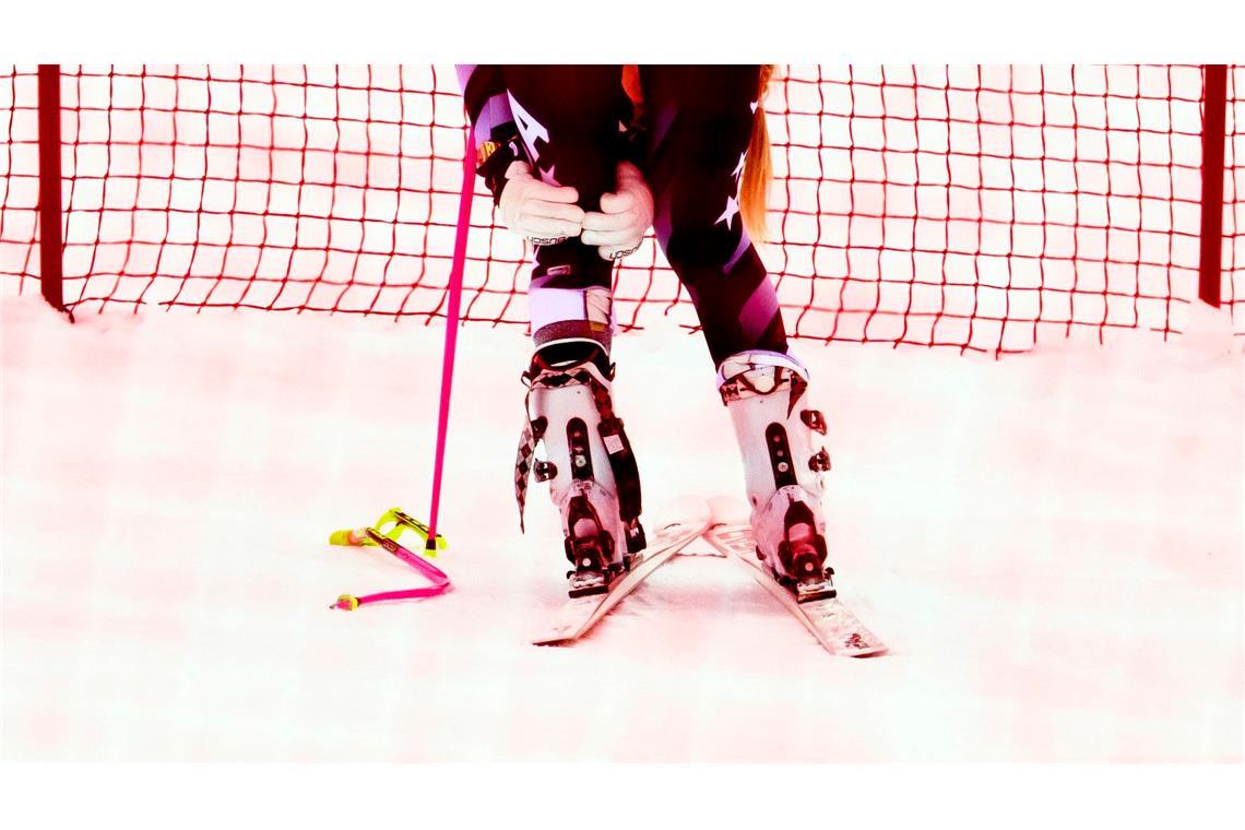 Drama um Ski-Ass Vonn: Böser Sturz bei Olympia-Generalprobe