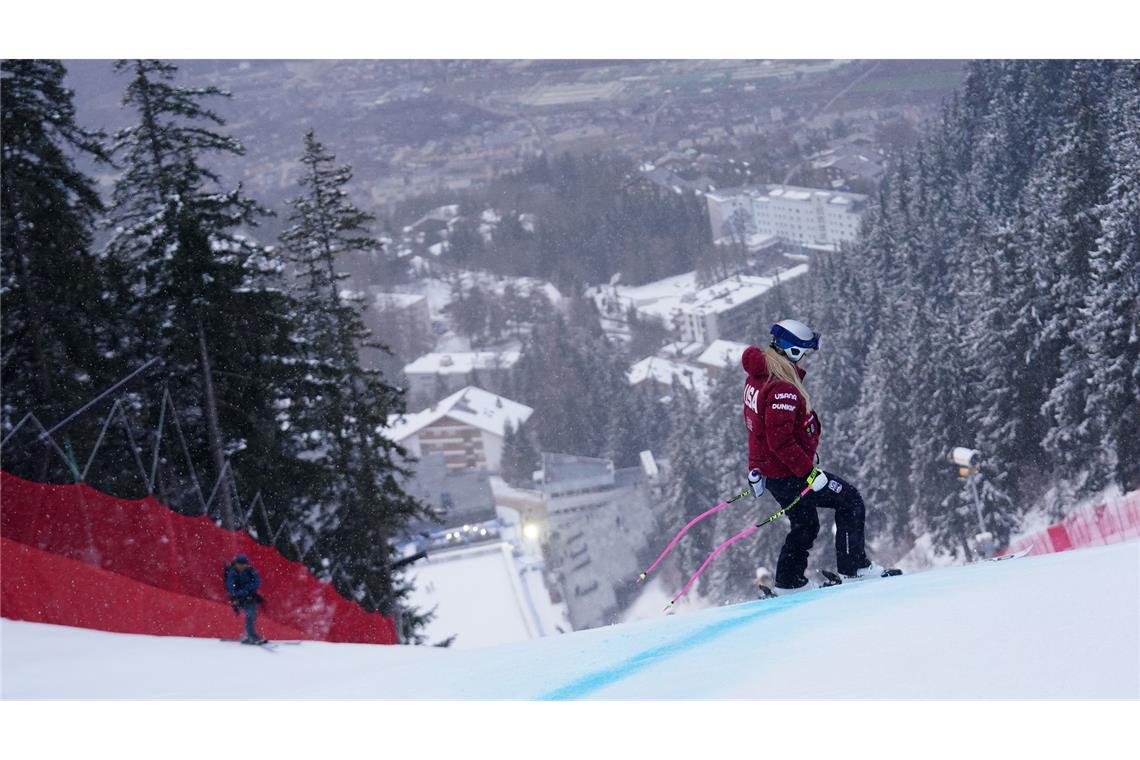 Drama um Ski-Ass Vonn: Böser Sturz bei Olympia-Generalprobe