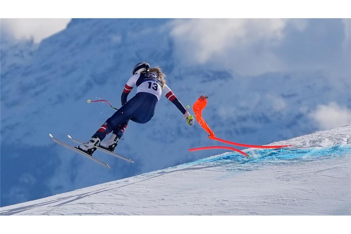 Lindsey Vonn war bei der olympischen Abfahrt in Cortina d'Ampezzo schwer gestürzt. (Archivfoto)