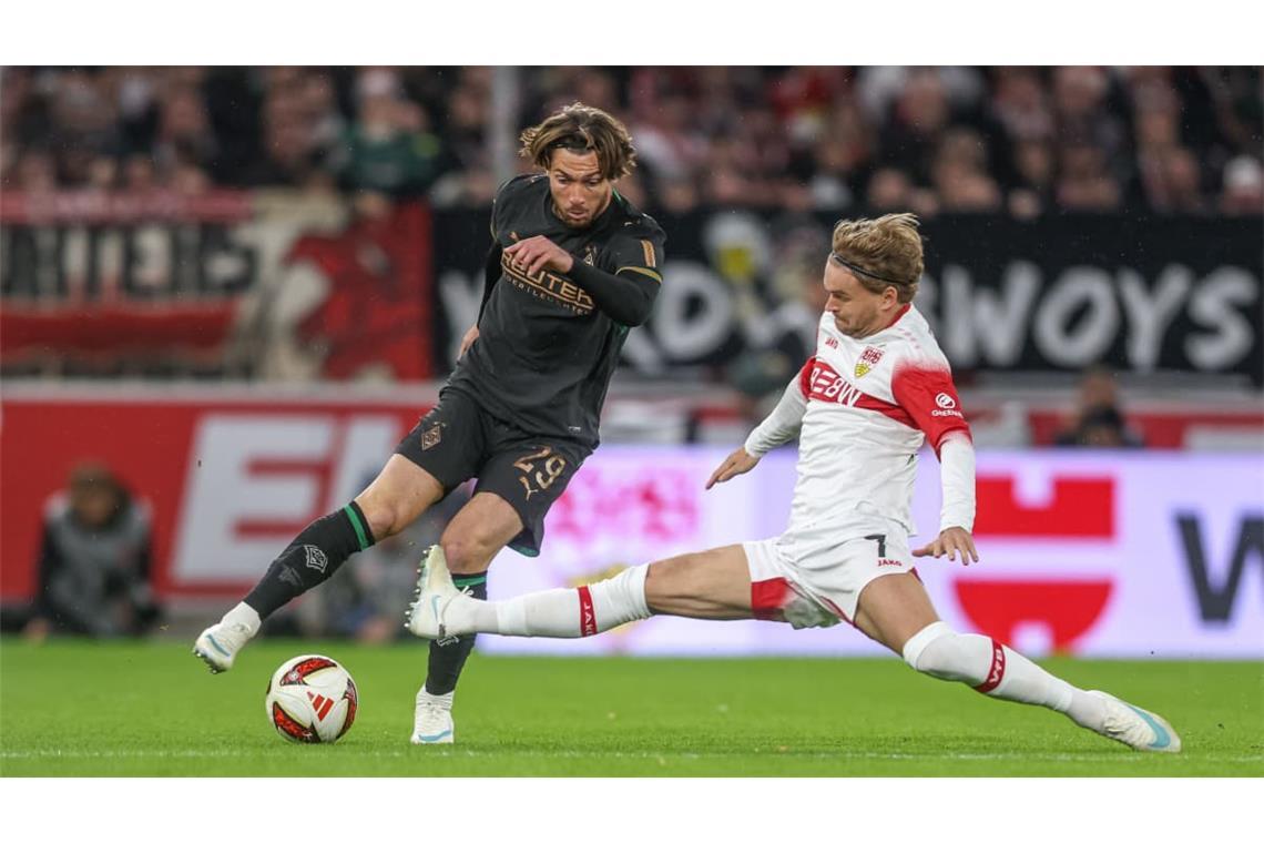 Links hinten im Einsatz: Maximilian Mittelstädt.