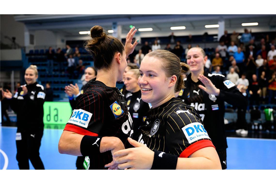 Lisa Antl, Kreisläuferin bei Borussia Dortmund, will vor heimischem Publikum an ihre starken Leistungen der vergangenen Turniere anknüpfen. Länderspiele: 72, Alter: 25 Jahre