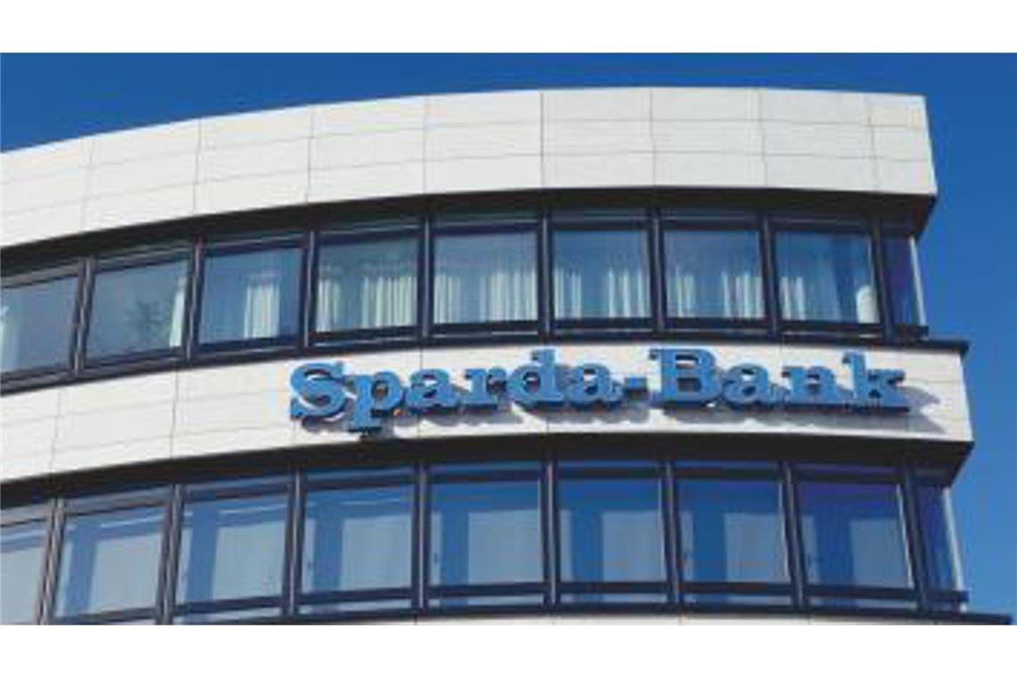 IT-Wechsel bremst Kundenzuwachs Logo der Sparda-Bank in Stuttgart