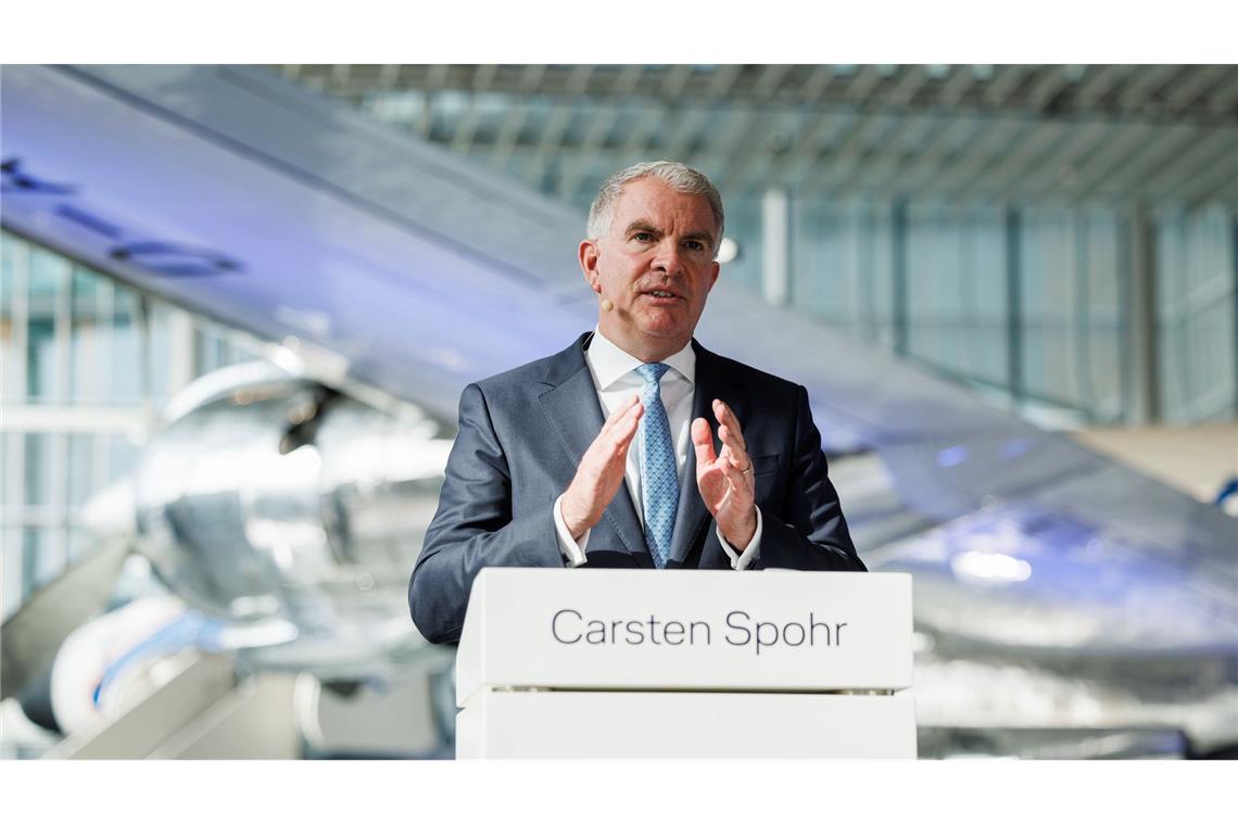 Lufthansa-Chef Carsten Spohr sieht trotz Nahostkrise Chancen.