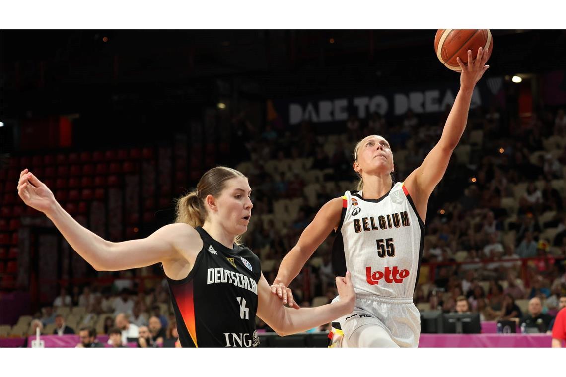 Belgien zu stark: EM-Aus für deutsche Basketballerinnen Luisa Geiselsöder und Co. waren gegen Belgien ohne Chance.