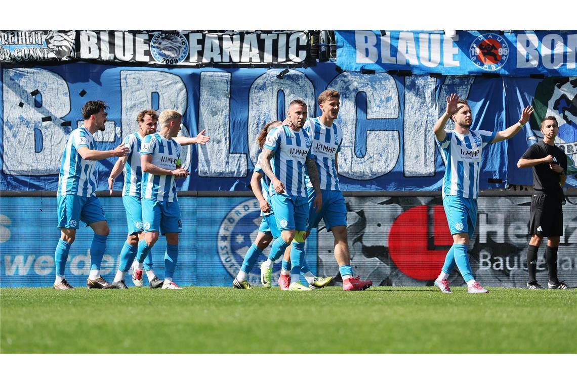 Nach der Party folgt der Kater Luka Kiefer machte das 1:0.