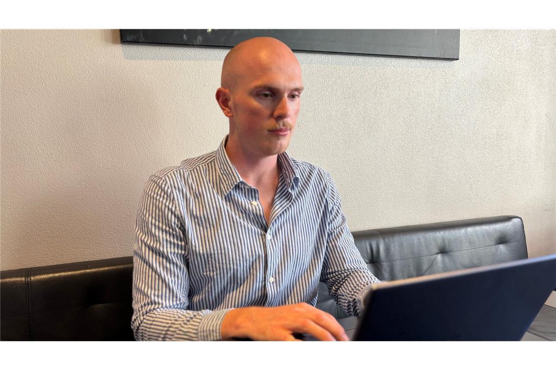 Lukas L. (24) war als Zeitarbeiter bei Porsche. Sein Chef hätte ihn gerne behalten, sagt er.