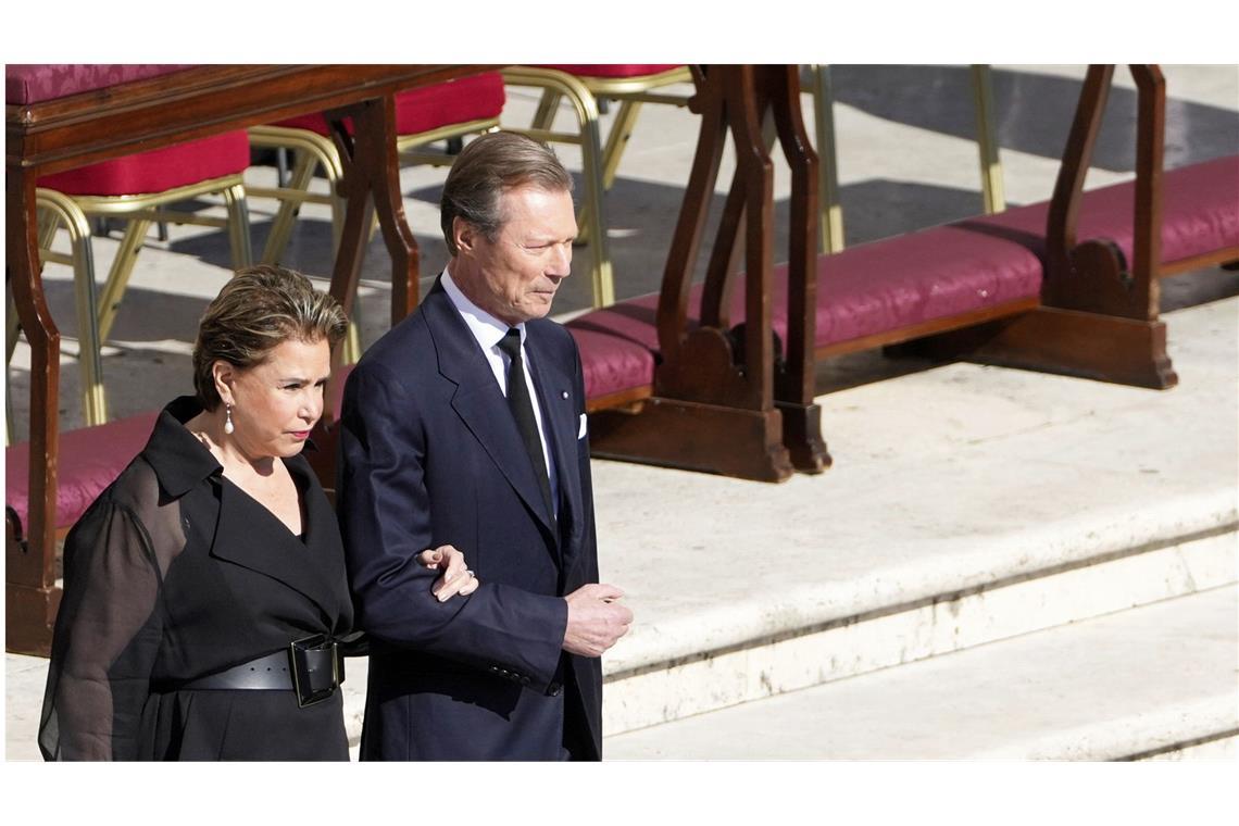Bemerkenswerte Momente rund um die Trauerfeier Luxemburgs Großherzog Henri und Großherzogin Maria Teresa