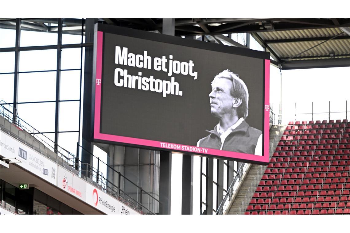 Von wem sich Deutschland und die Welt 2024 verabschiedeten "Mach et joot": Nicht nur Christoph Daum hat sich 2024 für immer verabschiedet. (Archivbild)