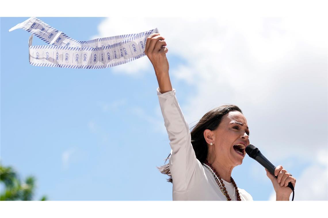 Venezolanerin María Corina Machado erhält Friedensnobelpreis Machado erhält den diesjährigen Friedensnobelpreis. (Archivbild)