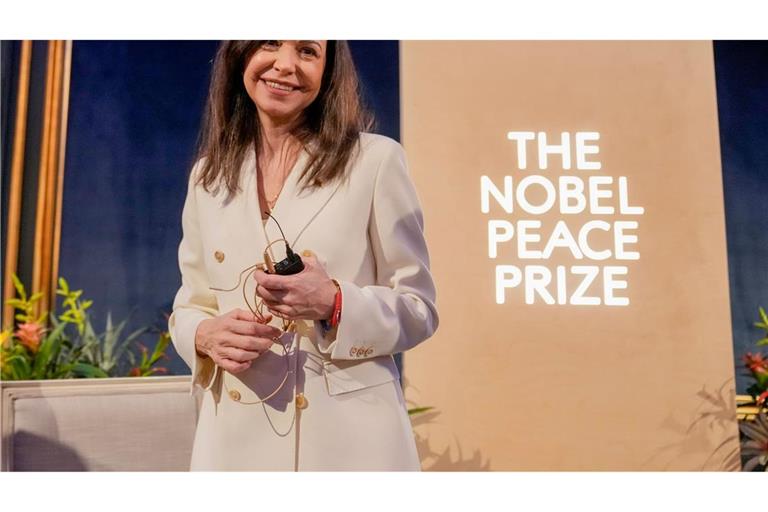 Machado hatte ihren Nobelpreis Trump gewidmet. (Archivbild)