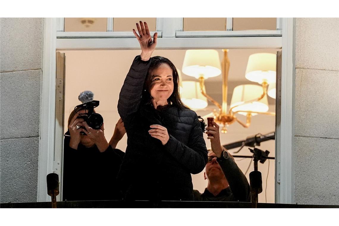 Nobelpreisträgerin Machado in Oslo - und was kommt dann?