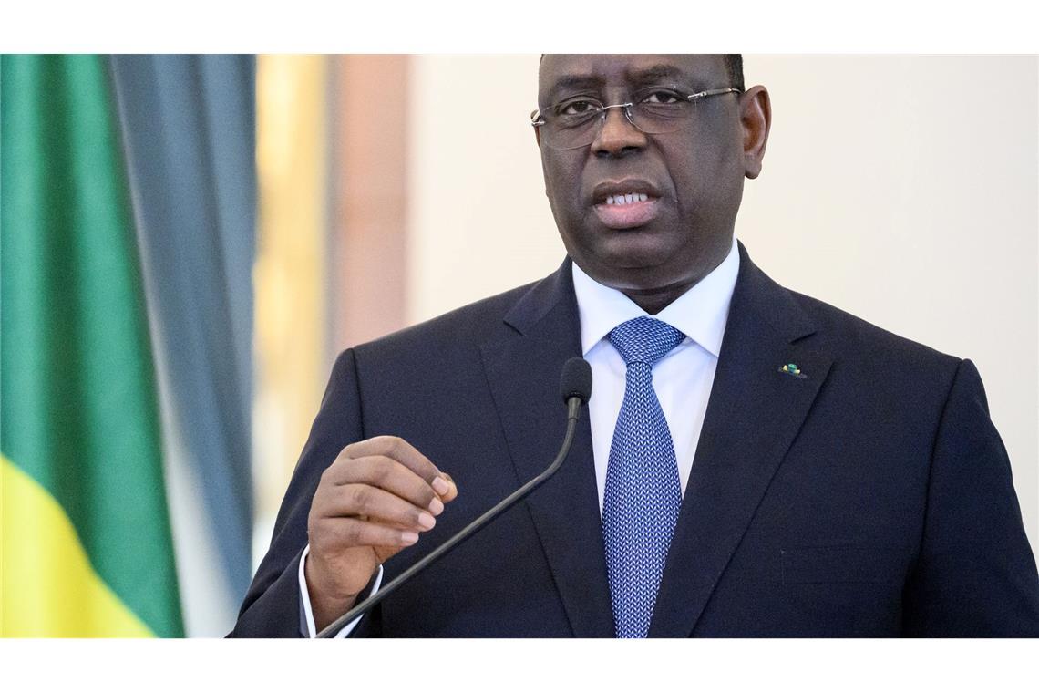 Macky Sall war Präsident des Senegal. (Archivfoto)