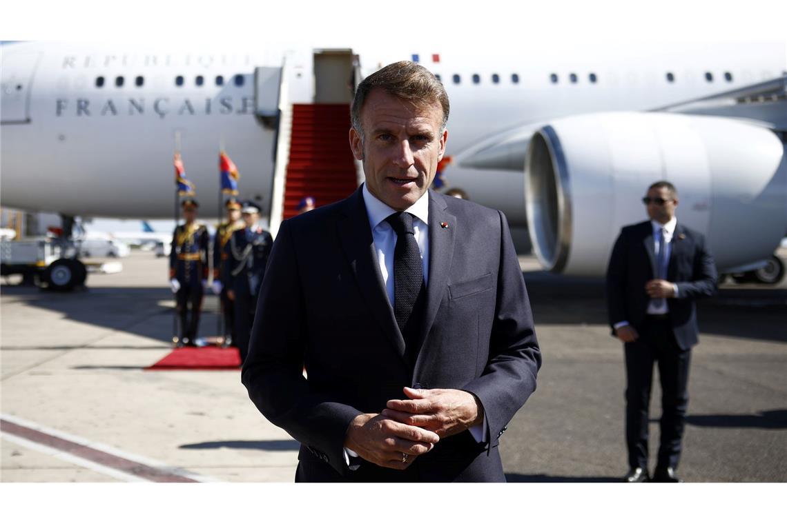 Macron ruft die Parteien auf, auf Stabilität hinzuarbeiten.