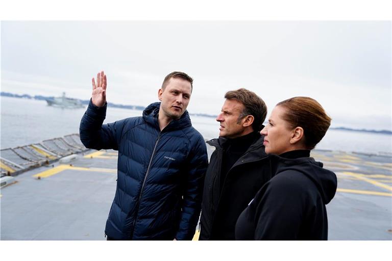 Macron und Frederiksen machen sich für souveränes Grönland stark (Foto-aktuell).