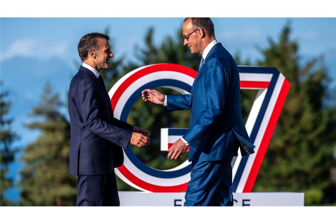 Macron und Merz spielen eine wesentliche Rolle bei der Vorbereitung des Einsatzes.