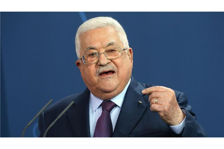 Mahmud Abbas, Präsident der Palästinensischen Autonomiebehörde (Archivbild).
