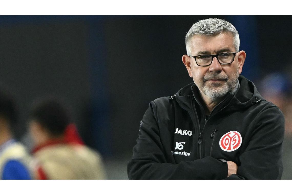 Mainz-Coach Urs Fischer. Gegen die Straßburger war Schluss für sein Team.