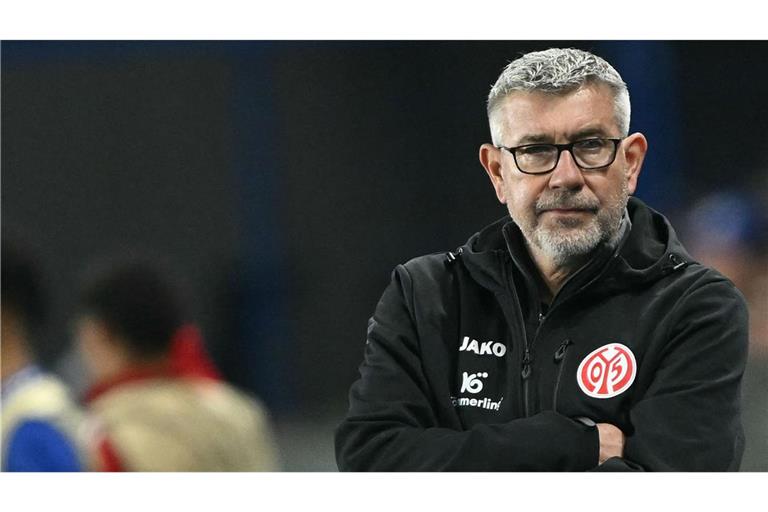 Mainz-Coach Urs Fischer. Gegen die Straßburger war Schluss für sein Team.