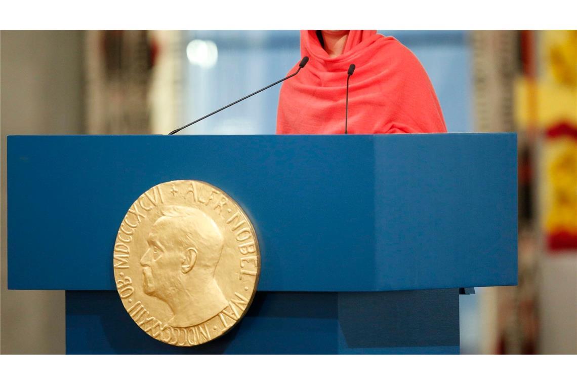 Malala erhielt 2014 den Friedensnobelpreis. (Archivbild)