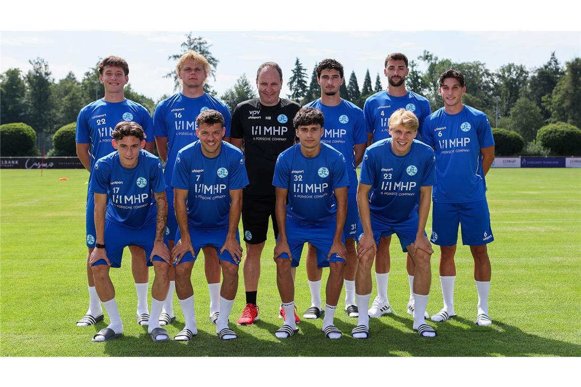 So lief der Trainingsstart bei den Blauen – das sind die Bilder