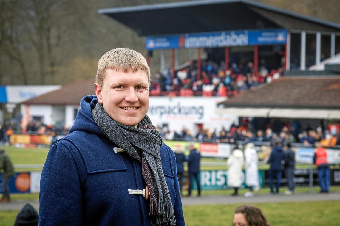 Manuel Schöpf als Hoffnungsträger der Sportvereine und der Stadt Backnang