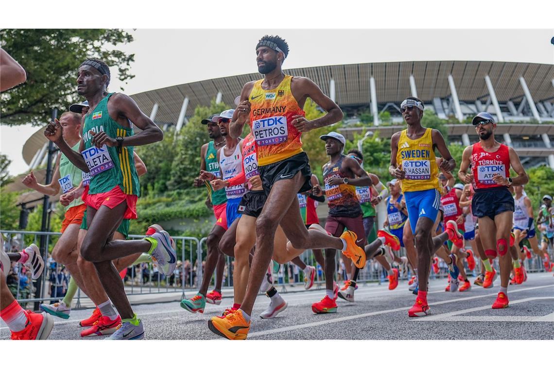 Marathonläufer Amanal Petros sorgte für eine Sensation.