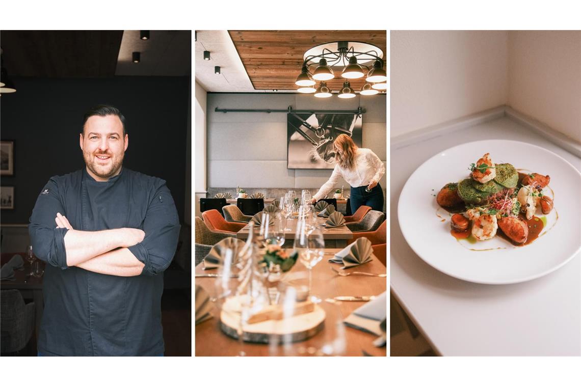 Marc Winter kam nach seinen Lehr-und Wanderjahren zurück in seine Heimat. Jetzt steht der Koch im Gestütsgasthof Offenhausen am Herd.