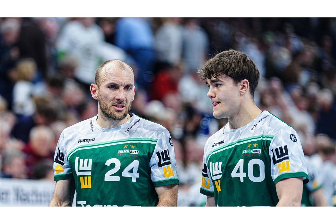 Marcel Schiller, Elias Newel (re.): Es lief nicht rund.