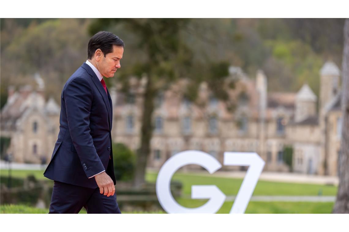 Marco Rubio äußerte sich zu den Kriegszielen.