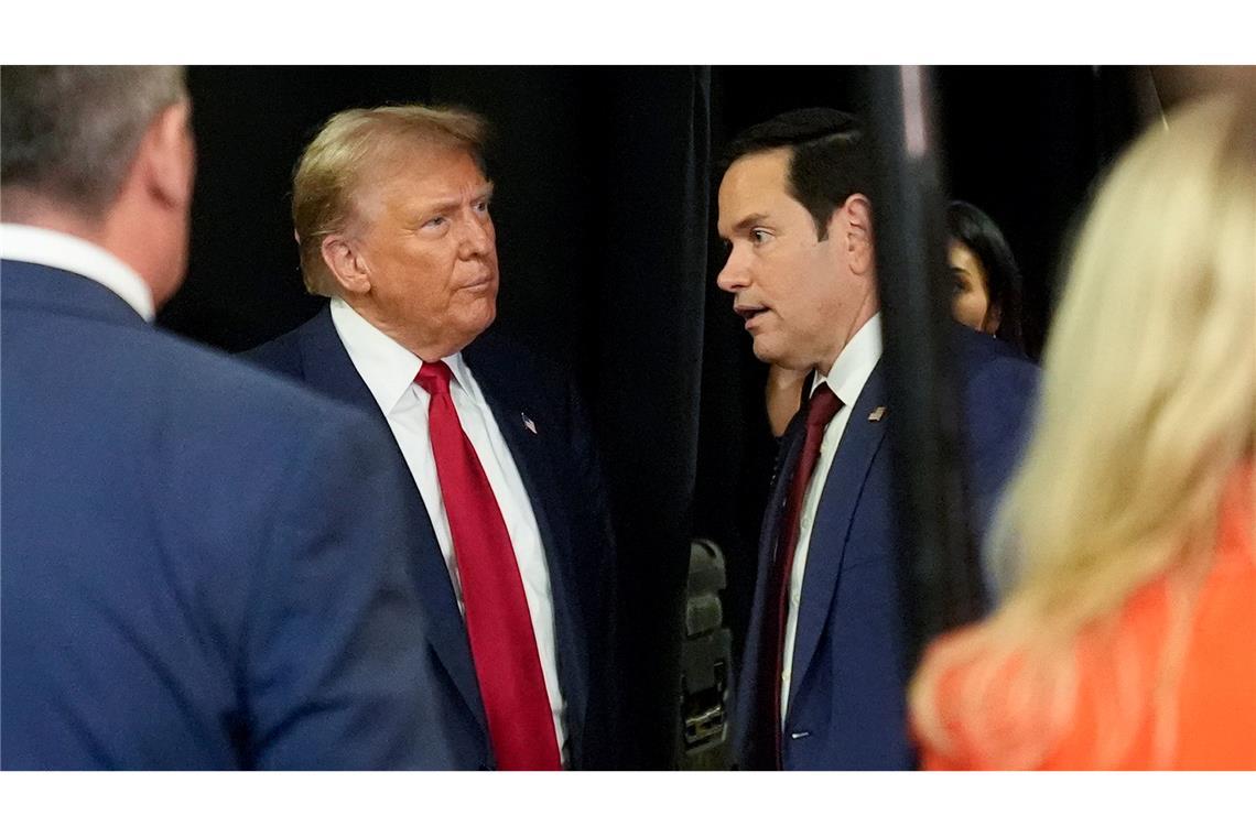 Trump setzt auf Migrations-Hardliner und China-Kritiker Marco Rubio soll auch als Kandidat für das Amt des Vizepräsidenten im Gespräch gewesen sein. (Archivbild)