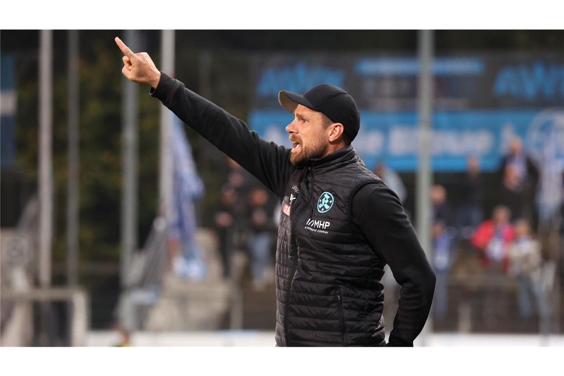 Liveticker: Die Blauen beenden Negativserie Marco Wildersinn und seine Mannschaft haben vor heimischem Publikum die Sieglosserie beendet.