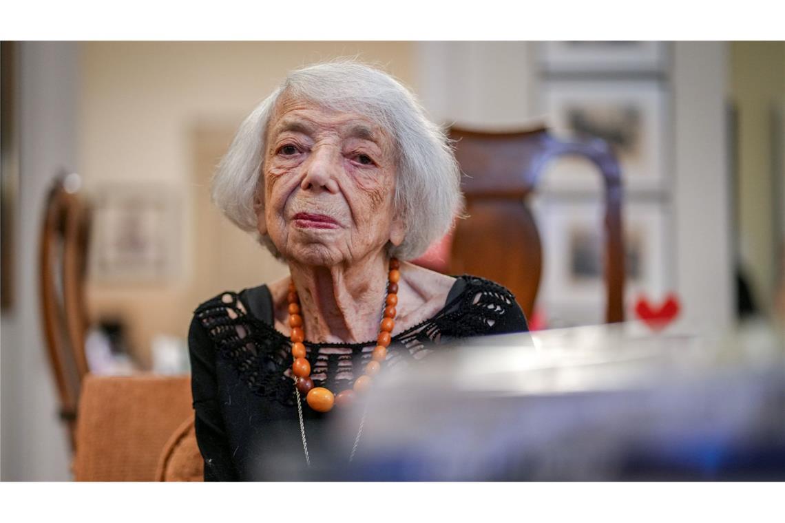 "Als ob es gestern wäre": 80 Jahre nach Auschwitz Margot Friedländer wanderte nach der Befreiung in die USA aus, kam aber mit 88 Jahren in ihre Heimat Berlin zurück.