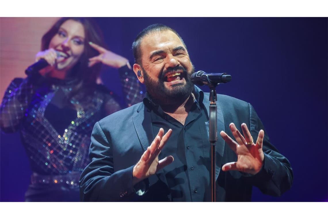 Marian Gold bei einem Auftritt seiner Band Alphaville im Februar 2024 in Stuttgart