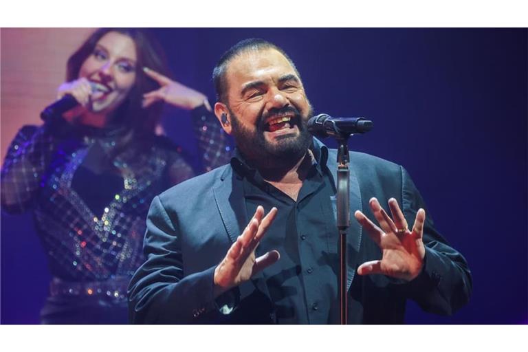 Marian Gold bei einem Auftritt seiner Band Alphaville im Februar 2024 in Stuttgart