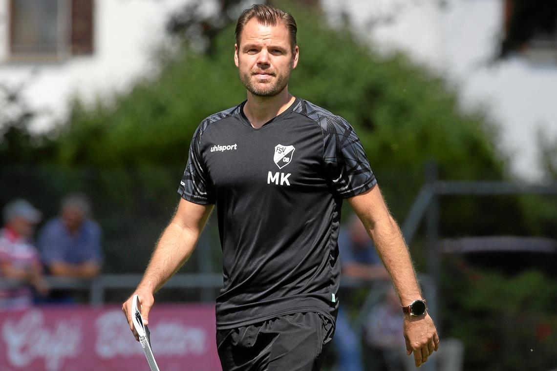 TSG Backnang besetzt Trainerstuhl mit Mario Klotz Mario Klotz blickt seiner neuen Aufgabe als Chefcoach der TSG Backnang mit Freude und Zuversicht entgegen. Foto: Baumann
