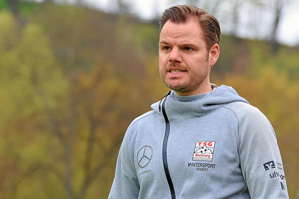 TSG-Trainer Mario Klotz: „Bei uns ziehen alle an einem Strang“ Mario Klotz, seit mittlerweile gut drei Monaten als TSG-Trainer im Amt, hat den Klassenverbleib weiter fest im Blick. Foto: Tobias Sellmaier