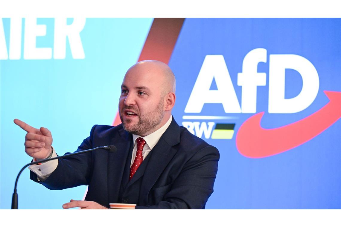 Markus Frohnmaier, der Spitzenkandidat der AfD für die Landtagswahl in Baden-Württemberg 2026.