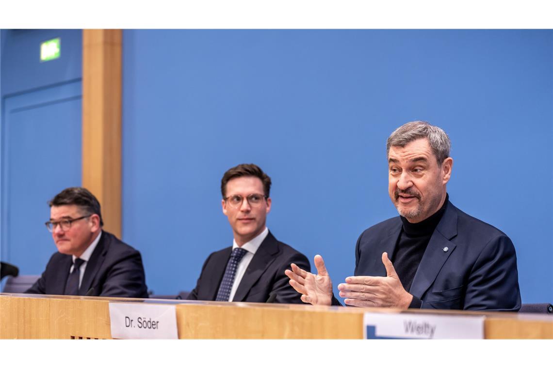 Markus Söder findet besonders deutliche Formulierungen.