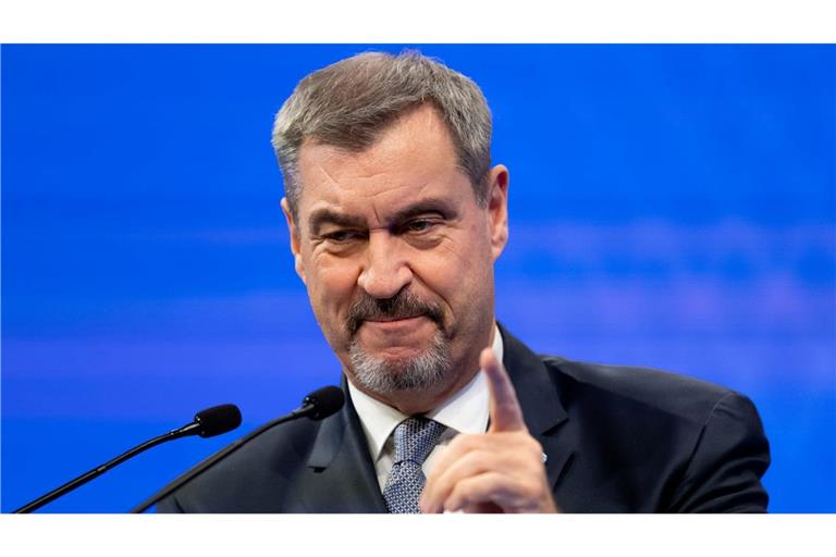 Markus Söder wurde als CSU-Chef wiedergewählt.