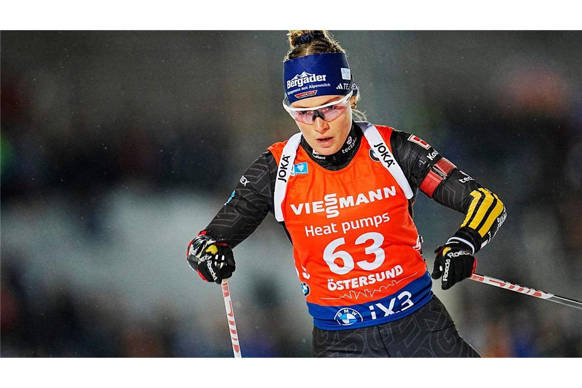 Marlene Fichtner holt ihr bestes Weltcupergebnis. (Archivbild)