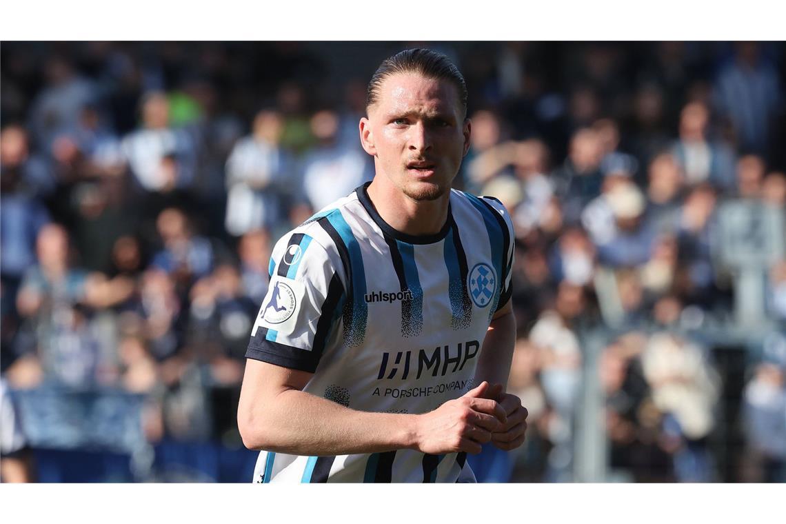 Marlon Faß und die Blauen wollen ins Pokal-Halbfinale.